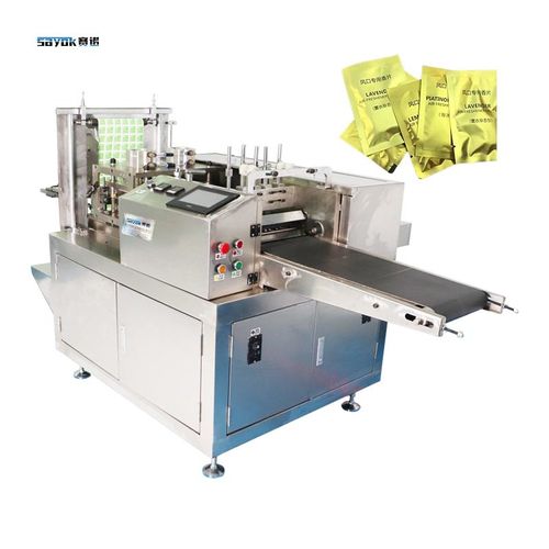 trường hợp công ty mới nhất về Máy đóng gói bốn mặt năng suất cao cho viên nén thơm xe hơi