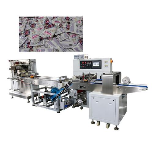 Dây chuyền đóng gói khăn ướt di động 10-20 miếng