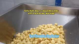 Dây chuyền đóng gói đậu phụ đông lạnh VFFS chất lượng cao với cân 14 đầu