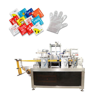Chất lượng  Automatic Packaging Folding And Sealing Machine Aesthetics PE Gloves nhà máy