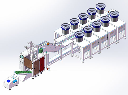 Máy đóng gói đếm vít tự động Máy đóng gói bộ phận phần cứng 2.0KW