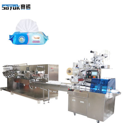 Máy đóng gói khăn ướt SN-6L Hiệu suất cao tự động 2.15KW