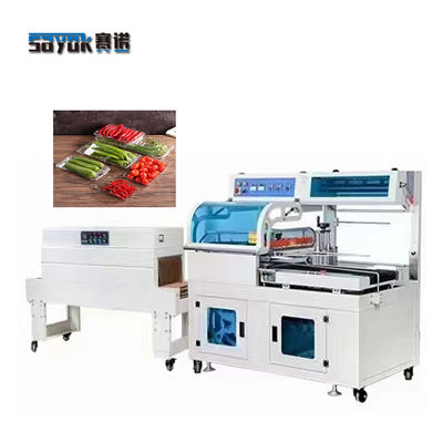 Máy quấn màng co nhiệt màng POF 220v Rau củ quả có khay