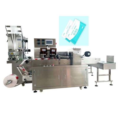 Đếm Máy đóng gói gấp rạch 3.8KW Dây chuyền đóng gói khăn ướt