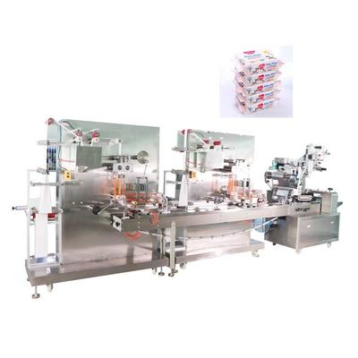 Máy đóng gói khăn ướt túi nhỏ 220V / 50Hz Cơ khí tự động