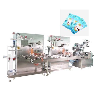 Làm sạch khăn giấy ướt Máy đóng gói Tự động điền 220v