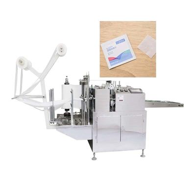 Máy đóng gói tăm bông cồn tự động Loại Servo Driven