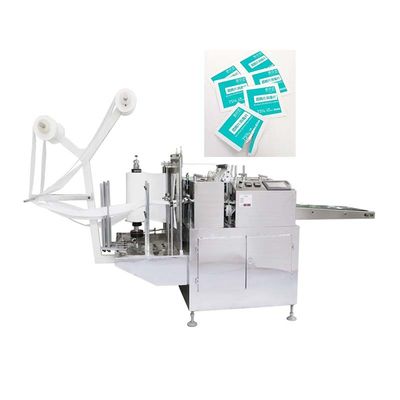 Máy tăm bông cồn ngang Máy đóng gói khăn lau 3KW cơ khí