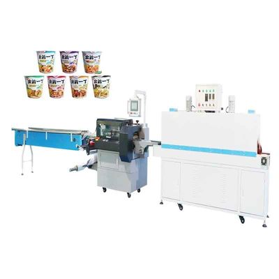 Máy đóng gói màng co POF Máy đóng gói cốc mì 5,5KW