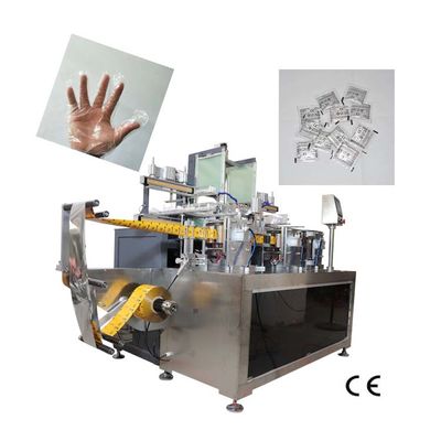 Máy đóng gói gấp găng tay HDPE Màng tổng hợp Lớp tự động