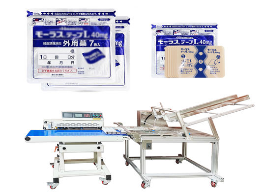 Máy hàn miệng túi nhựa tự động 3KW Loại hấp phụ 220V