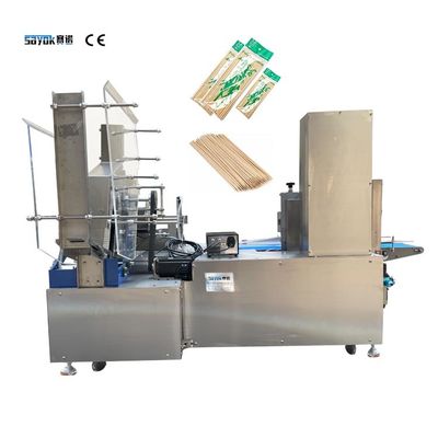 Xiên BBQ Máy đóng gói que tre Đếm và cho ăn tự động