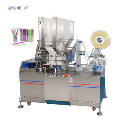 500-600 Túi / phút Máy đóng gói rơm tự động Niêm phong một mặt sau