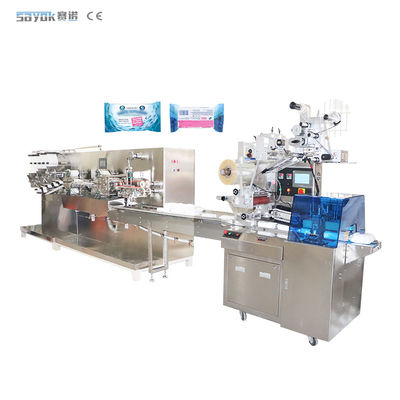 Máy đóng gói khăn lau ướt đa vật liệu OEM để làm sạch sàn