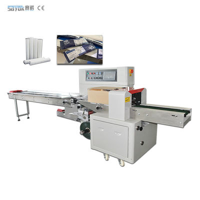 Máy đóng gói dòng chảy xốp chân ngang 220v Tự động tốc độ cao