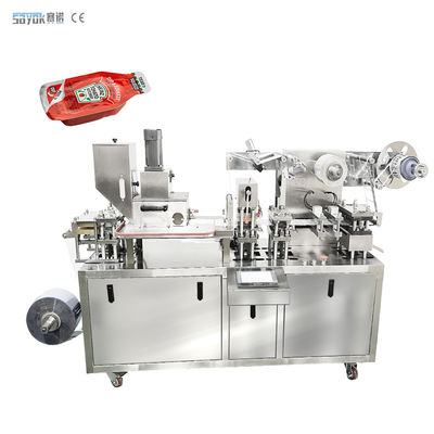 Máy đóng gói bong bóng mật ong chính xác Dầu ô liu Mini Liquid Blister Packaging Equipment