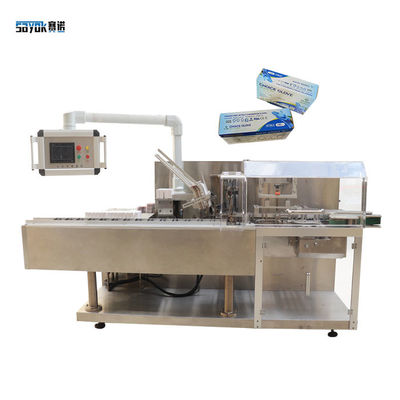 Máy đóng gói găng tay hoàn toàn tự động cho 100 PC Box Carton 50Hz 60Hz Frequency
