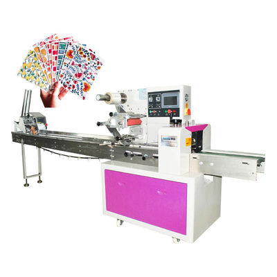 Khả năng tương thích cao Máy đóng gói tự động Thẻ chúc mừng phát hành Máy đóng gói thức ăn