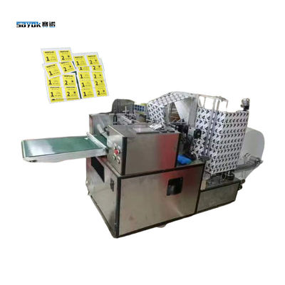 Máy đóng gói niêm phong bốn bên được vận hành cơ khí 220V 5KW 6 làn sản xuất thanh lọc cồn