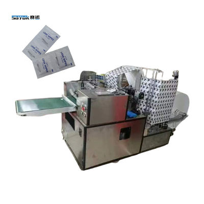 Máy đóng gói niêm phong bốn mặt thép không gỉ Máy sản xuất lau ống kính rượu