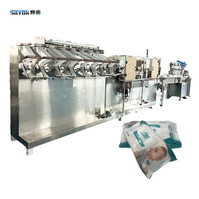 Hoạt động tốc độ cao 30-120 PCS Máy đóng gói khăn rửa ướt cho trẻ em cho bao bì vệ sinh
