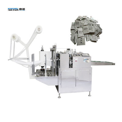 Thiết bị hỗ trợ gắn kết gói túi nhỏ Máy đóng gói kín bốn mặt tự động 5,5KW
