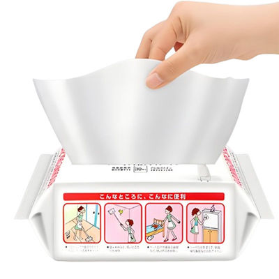 7.5 KW Tự động ướt sàn khăn lau làm máy đóng gói với điều khiển servo 8 bộ ướt đầu