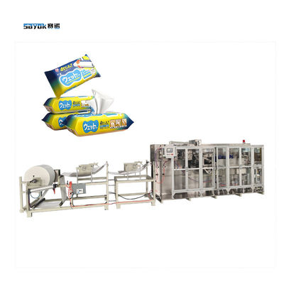Hệ thống xếp chồng tự động ướt sàn làm sạch lau làm máy đóng gói