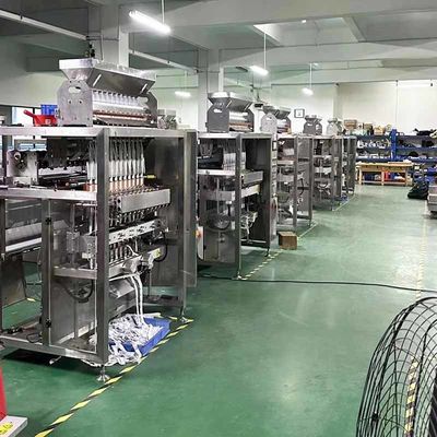 Máy đóng gói tự động được điều khiển bởi PLC 10 dòng cho bột trà xanh 2-5g