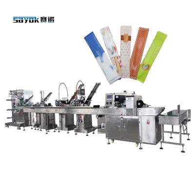 Thiết bị đóng gói tự động được chứng nhận CE cho khăn giấy, muỗng, nĩa, dao, chích răng, đũa ăn, v.v.
