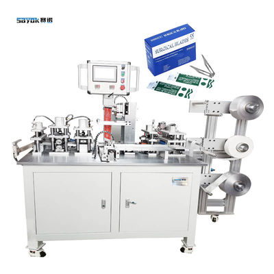Máy đóng gói 4 mặt tự động chất lượng cao cho lưỡi dao phẫu thuật khử trùng