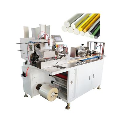 Máy đóng gói thanh sợi thủy tinh với chiều rộng phim 300 mm để đóng gói và vận chuyển chính xác