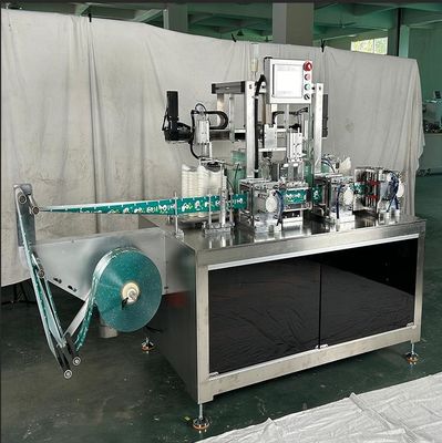Hoàn toàn được điều khiển bởi servo motor PE găng tay gấp bọc máy bọc dễ dàng lắp đặt
