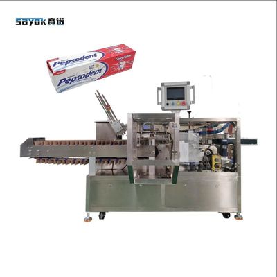 Máy đóng hộp sản phẩm dạng ống hiệu suất cao với Hệ thống điều khiển máy tính đầy đủ PLC nhập khẩu