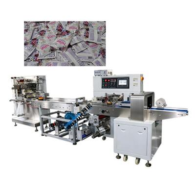 Good price Giá cạnh tranh 5-30 PC Làm sạch khăn ướt Giải pháp đóng gói với làn rạch tự động duy nhất trực tuyến