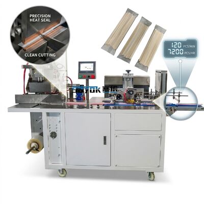 Thiết kế nhỏ gọn Máy đóng gói kim tự động cung cấp giải pháp tiết kiệm không gian mà không ảnh hưởng đến dung lượng đóng gói